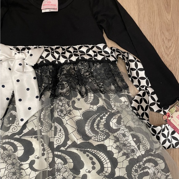 She Bloom toddler dress in black and white. NWT - Picture 5 of 6